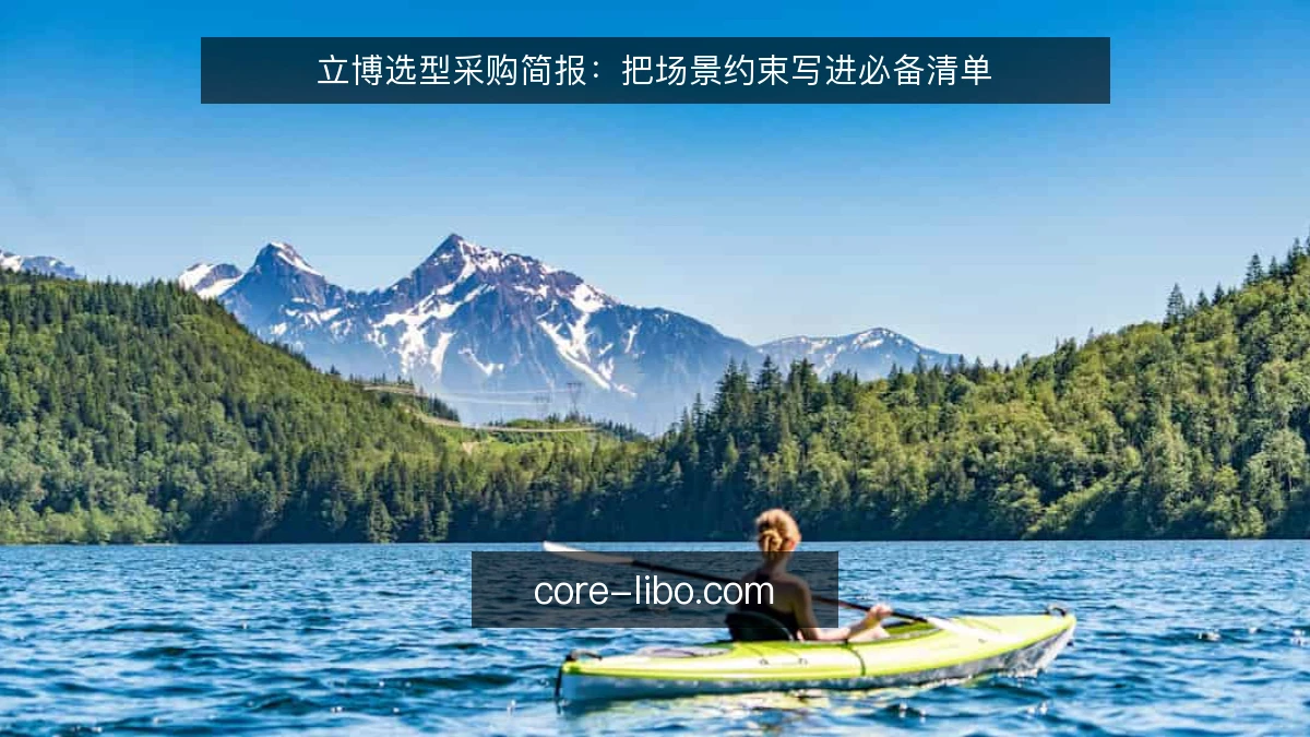 立博选型采购简报:把场景约束写进必备清单
